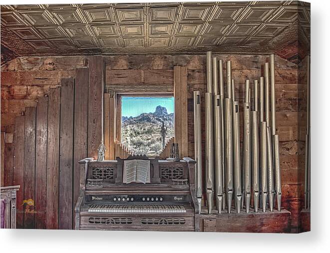 Arizona Canvas Print featuring the photograph In The Chapel by Jim Thompson