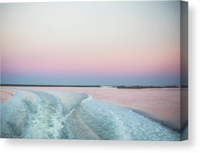 Wake Canvas Print featuring the photograph In The Wake by Paula OMalley