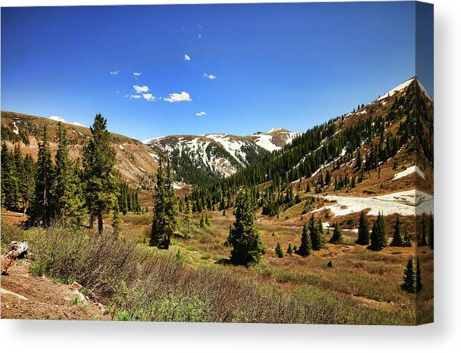 Independence Pass Canvas Print featuring the photograph Independence Pass 3 by Judy Vincent
