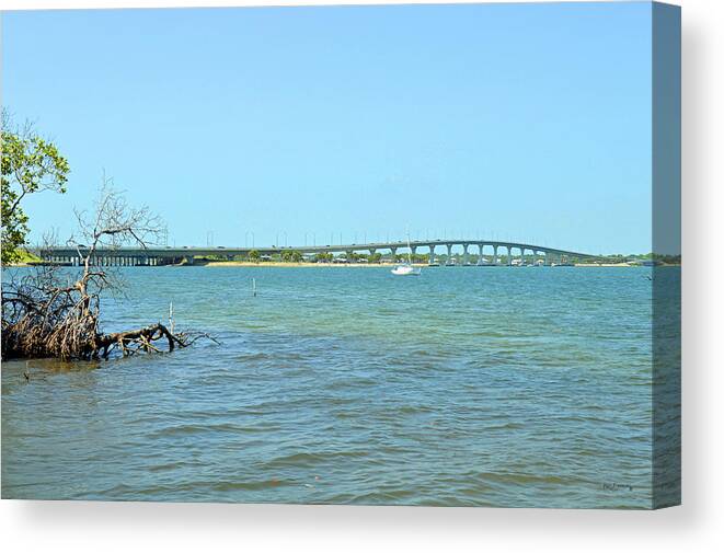 Indian Canvas Print featuring the photograph Indian River Lagoon Stuart Florida by Ken Figurski