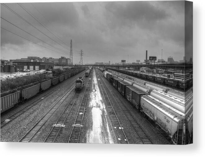 Royal Canvas Print featuring the photograph Industrial St Louis by FineArtRoyal Joshua Mimbs