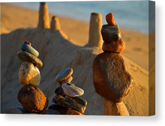 Zen Canvas Print featuring the photograph Inner Peace by Dianne Cowen Cape Cod Photography
