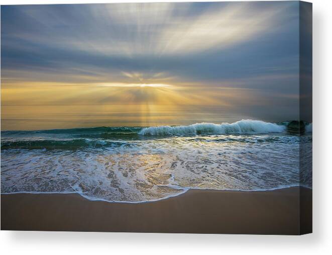 Clouds Canvas Print featuring the photograph Inspired Dreams by Debra and Dave Vanderlaan
