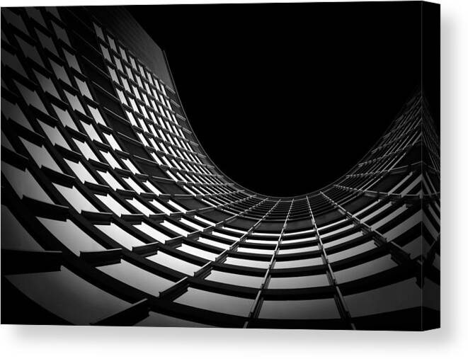 Toronto Canvas Print featuring the photograph Isolation by Roland Shainidze