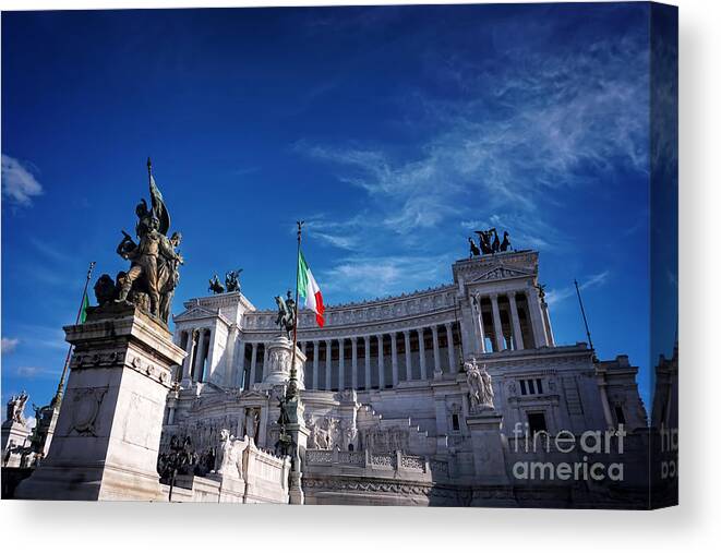 Rome Canvas Print featuring the photograph Italy by HD Connelly