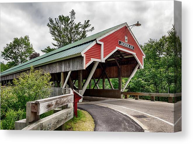 Jackson Canvas Print featuring the photograph Jackson Covered Bridge by Betty Denise