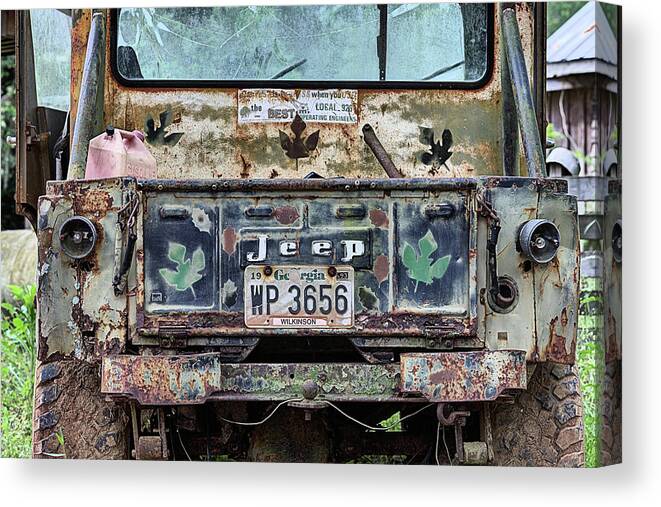 Jeep Canvas Print featuring the photograph Jeep Made to Last by JC Findley