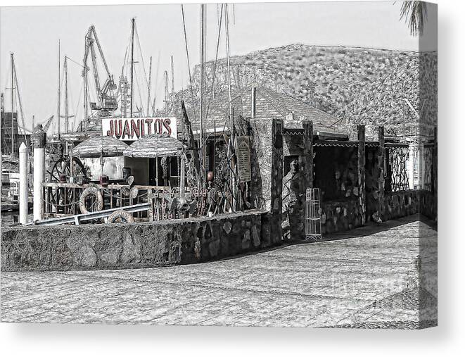 Architectural Canvas Print featuring the photograph Juanitos by Lawrence Burry