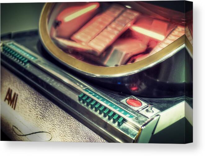 Jukebox Canvas Print featuring the photograph Jukebox by Scott Norris