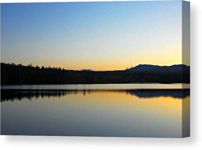 Sunset Canvas Print featuring the photograph Just off the Road by AnnaJanessa PhotoArt