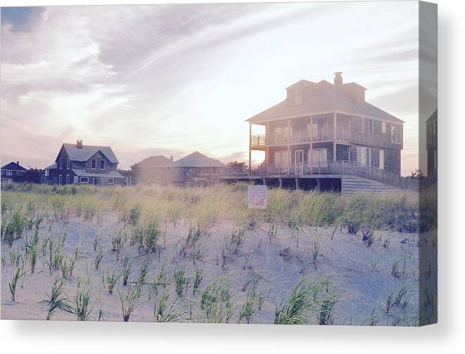 Landscape Canvas Print featuring the photograph Keep Off The Dunes by Joe Burns