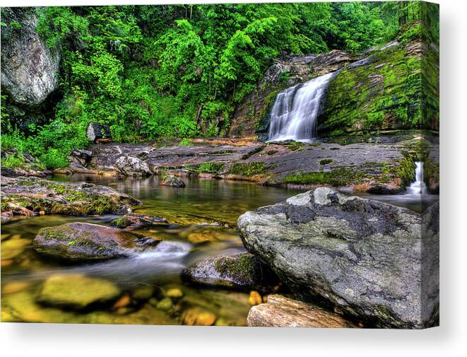 Connecticut Canvas Print featuring the photograph Kent Falls by Dave Hahn