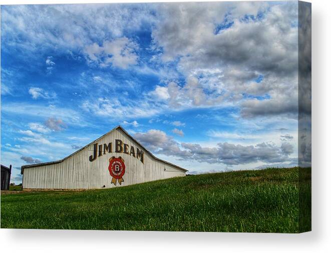 Bourbon Canvas Print featuring the photograph Beam Hill by Joseph Caban