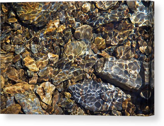 Water Canvas Print featuring the photograph Lacing Of Light by Lindsey Weimer