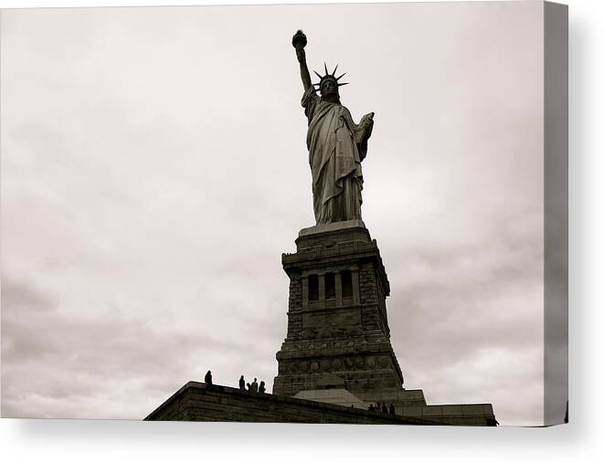 Icon Canvas Print featuring the photograph Lady Liberty by Mark Nowoslawski