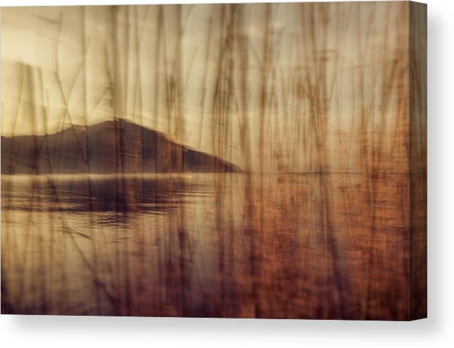 Lake Canvas Print featuring the photograph Lake awakening #1 by Yancho Sabev Art