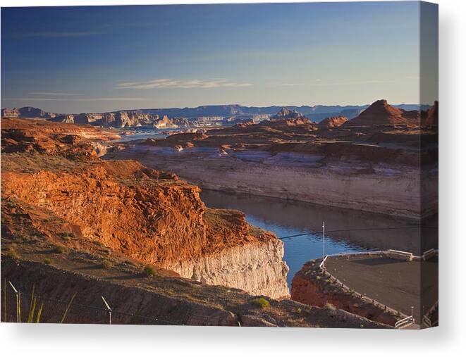Lake Mead Canvas Print featuring the photograph Lake Mead by Joel P Black