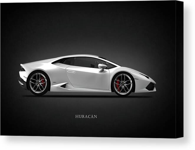 Lamborghini Huracan Canvas Print featuring the photograph Huracan by Mark Rogan