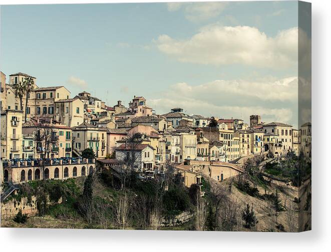 Lanciano Canvas Print featuring the photograph Lanciano - Abruzzo - Italy by AM FineArtPrints