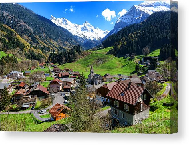 French Canvas Print featuring the photograph Le Reposoir by Olivier Le Queinec