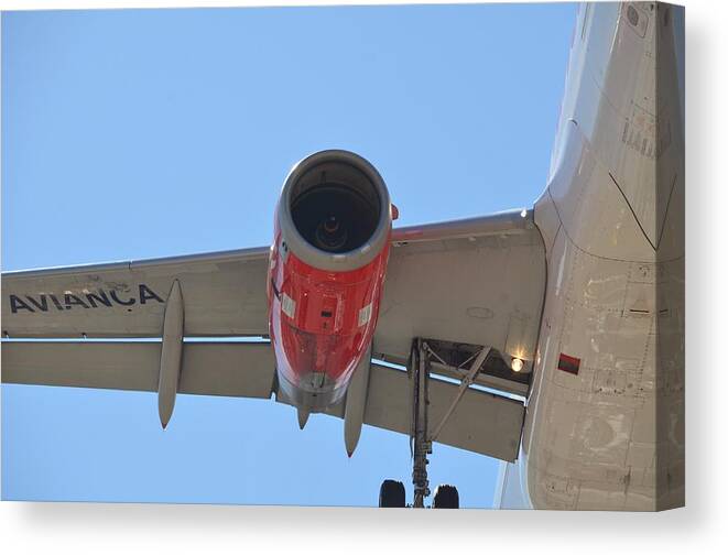 Airplane Canvas Print featuring the photograph Leave A Light On For Me by Greg Hayhoe