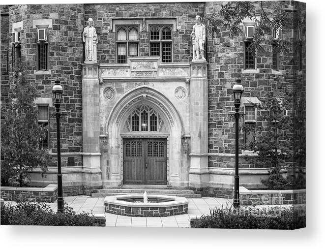 Bethlehem Canvas Print featuring the photograph Lehigh University Packard Lab by University Icons
