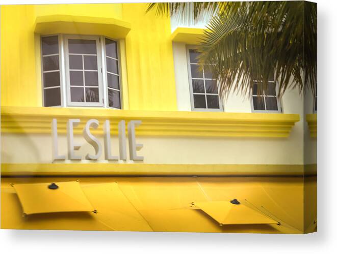 Leslie Canvas Print featuring the photograph Leslie by Karen Wiles