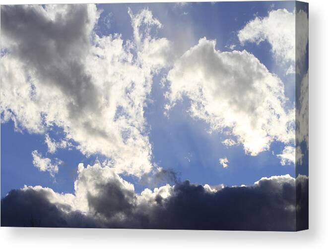 Sky Canvas Print featuring the photograph Let the Sun Shine by Shoal Hollingsworth