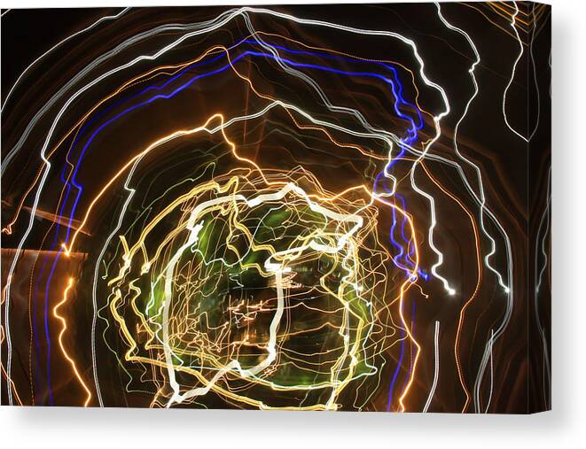 Abstract Canvas Print featuring the photograph Light 1 by David Ralph Johnson