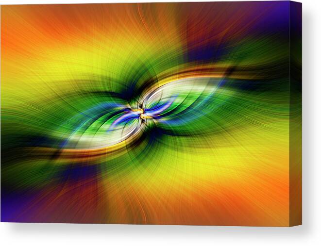 Abstracts Canvas Print featuring the photograph Light Abstract 9 by Kenny Thomas