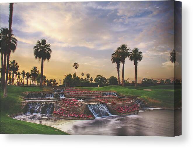 Palm Desert Canvas Print featuring the photograph Like a Story of Love by Laurie Search
