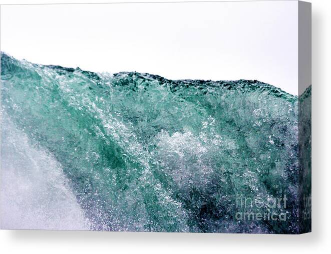 Water Canvas Print featuring the photograph Liquid Horizon by Dana DiPasquale