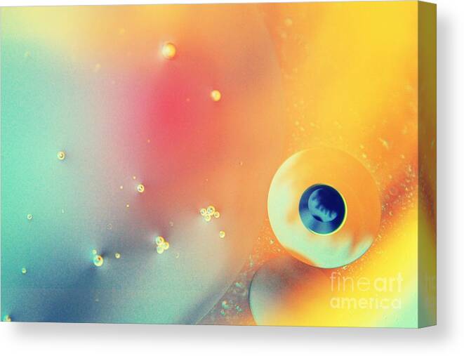 Abstract Canvas Print featuring the photograph Liquispace 11 by Aimelle Ml