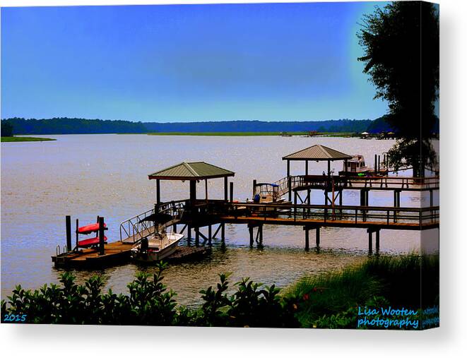 Living In The Lowcountry Canvas Print featuring the photograph Living In The Lowcountry by Lisa Wooten