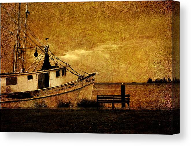 Nautical Canvas Print featuring the photograph Living in the past by Susanne Van Hulst