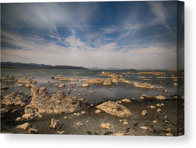 Mono Lake Canvas Print featuring the photograph Longings by Laurie Search