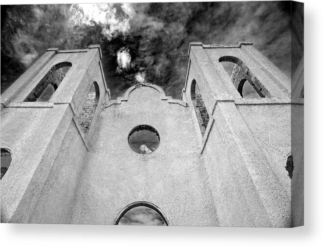 Church Canvas Print featuring the photograph Look To The Heavens by Ron Weathers