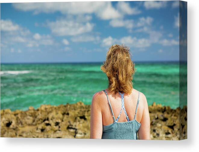 Breezy Canvas Print featuring the photograph Looking Out by David Buhler