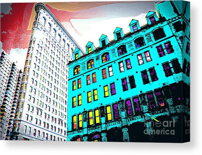 Building Canvas Print featuring the photograph Looking Up by Julie Lueders 