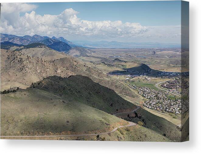 Lookout Mountain Canvas Print featuring the photograph Lookout Mountain by Susan Rissi Tregoning