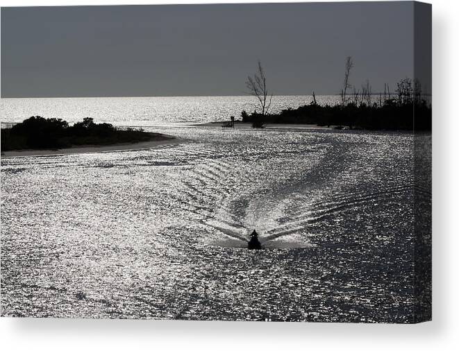 Beach Canvas Print featuring the photograph Lover's Key Sparkles by Ed Gleichman