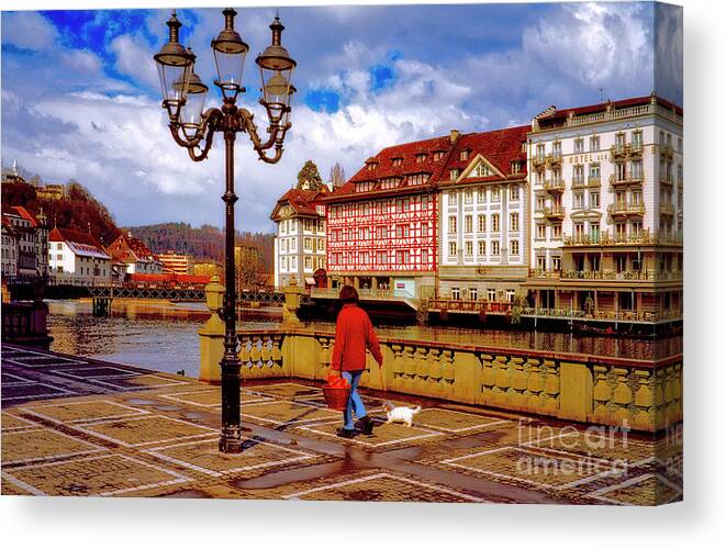 Lucerne Canvas Print featuring the photograph Lucerne spring by Tom Jelen