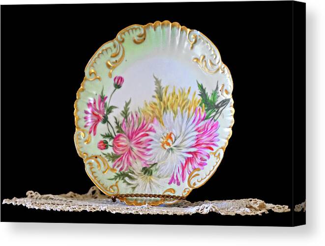 Plate Canvas Print featuring the photograph Lunch Plate by Dennis Dugan