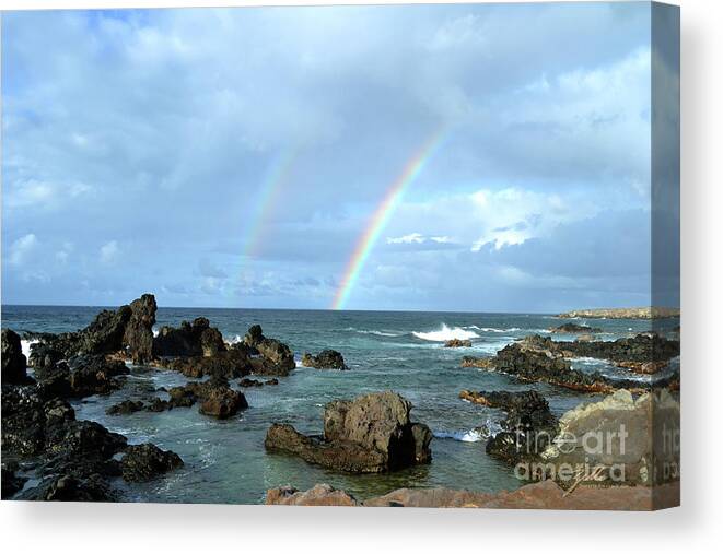 Rainbow Canvas Print featuring the photograph Magical Place by Suzette Kallen