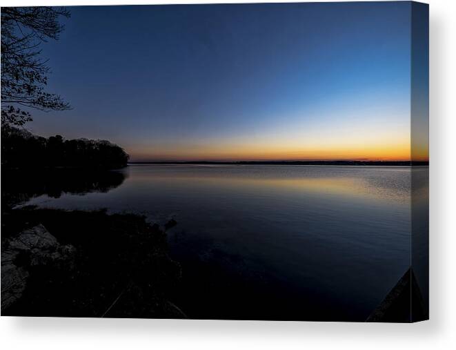 Maine Lobster Boats Canvas Print featuring the photograph Maine Dawn by Tom Singleton