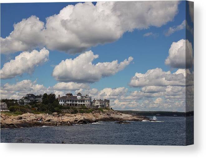Maine Canvas Print featuring the photograph Maine landscape by Luisa Azzolini