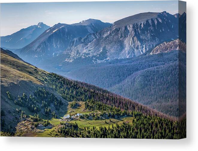 Majestic Canvas Print featuring the photograph Majestic America by James Woody