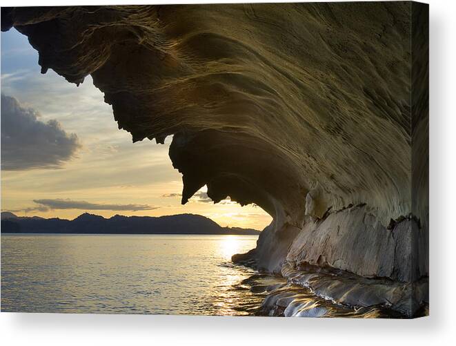 Gulf Islands Canvas Print featuring the photograph Malaspina Galleries - Gabriola Island by Kevin Oke