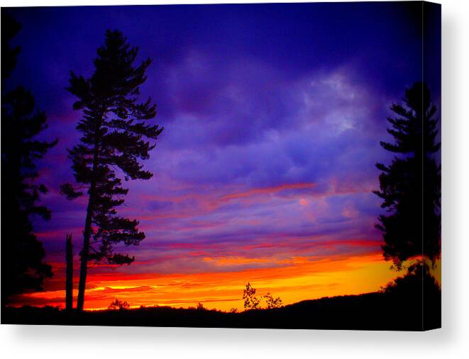 Maudslay Sunset Canvas Print featuring the photograph Maudslay Sunset 2 by Suzanne DeGeorge