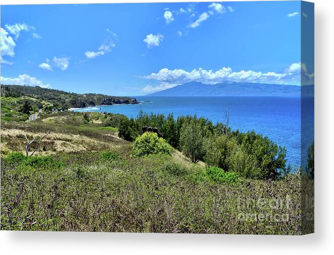 Maui Canvas Print featuring the photograph Maui North Coastline by Eddie Yerkish